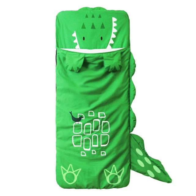 Cartoon Dinosaur Kid Sleeping Bag - Image 6