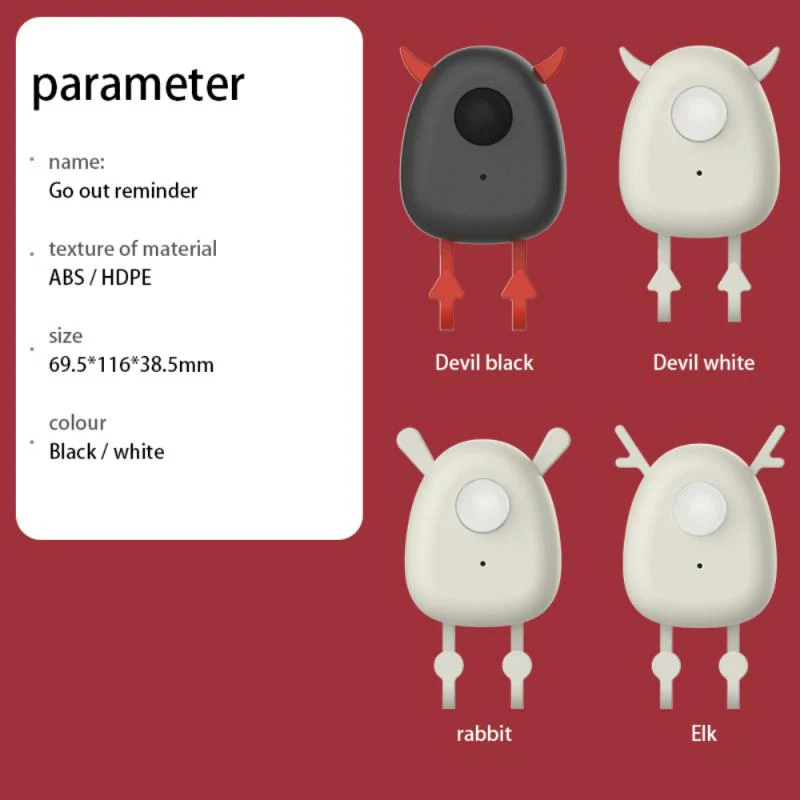 Cartoon Elf Sensor Voice Reminder Key Hook - Image 3