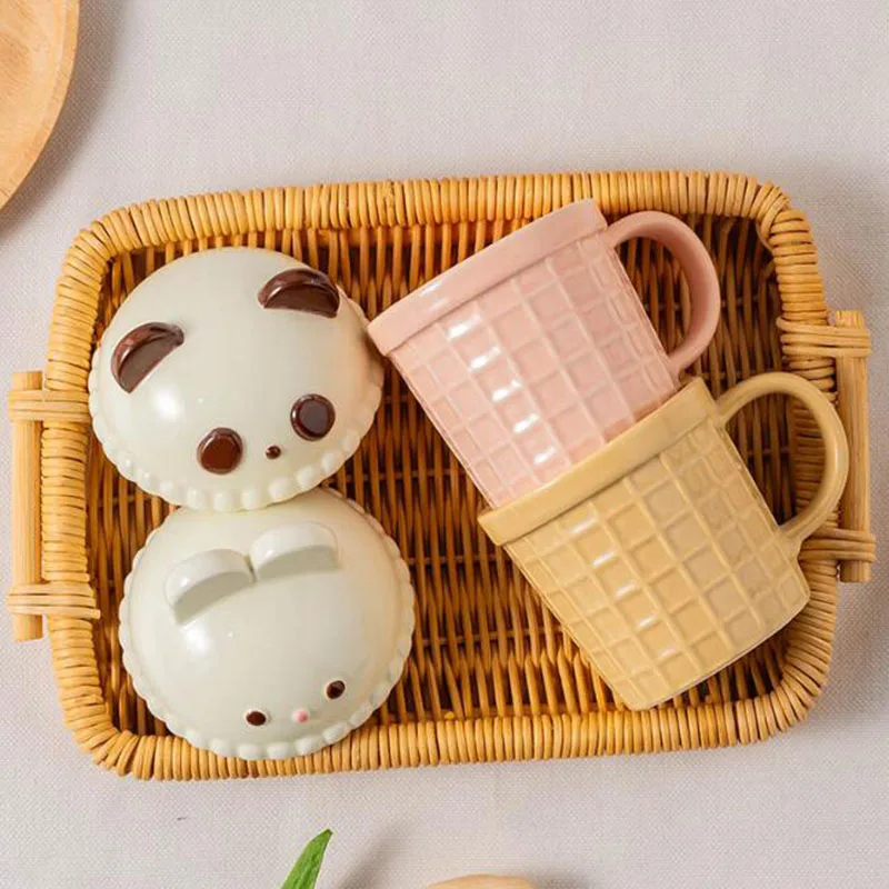 Cartoon Ice Cream Animal Ceramic Mug - Image 5