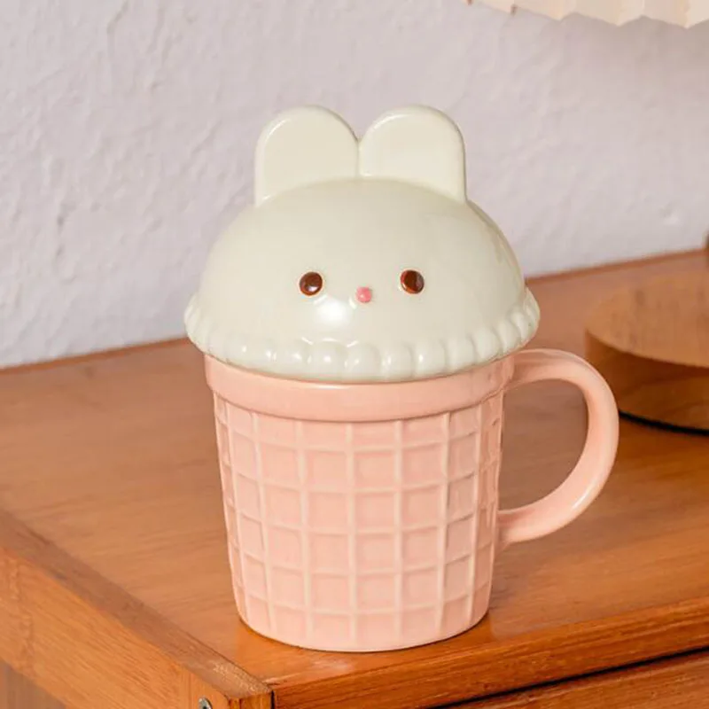 Cartoon Ice Cream Animal Ceramic Mug - Image 7