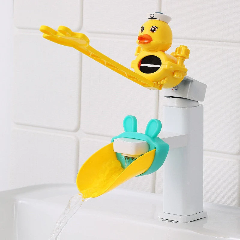 Cartoon Splash Proof Kids Faucet Extender - Image 11