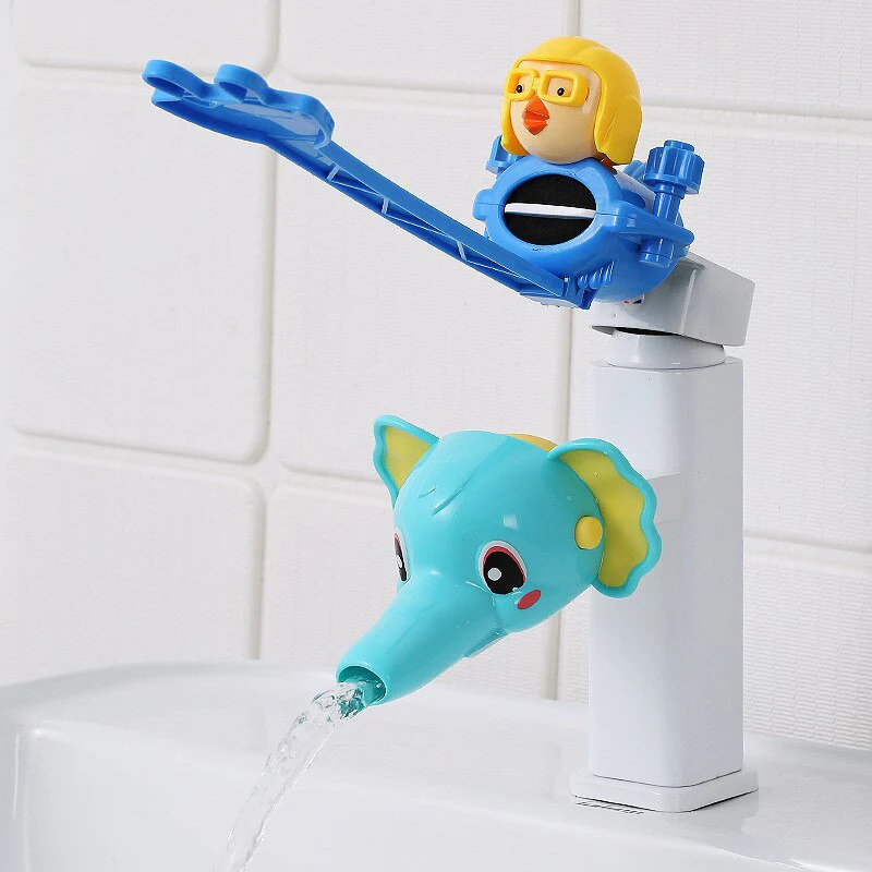 Cartoon Splash Proof Kids Faucet Extender - Image 12
