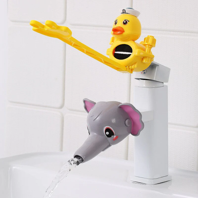 Cartoon Splash Proof Kids Faucet Extender - Image 17