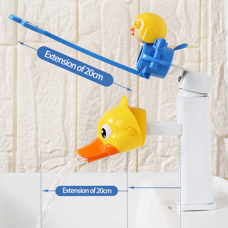 Cartoon Splash Proof Kids Faucet Extender - Image 4