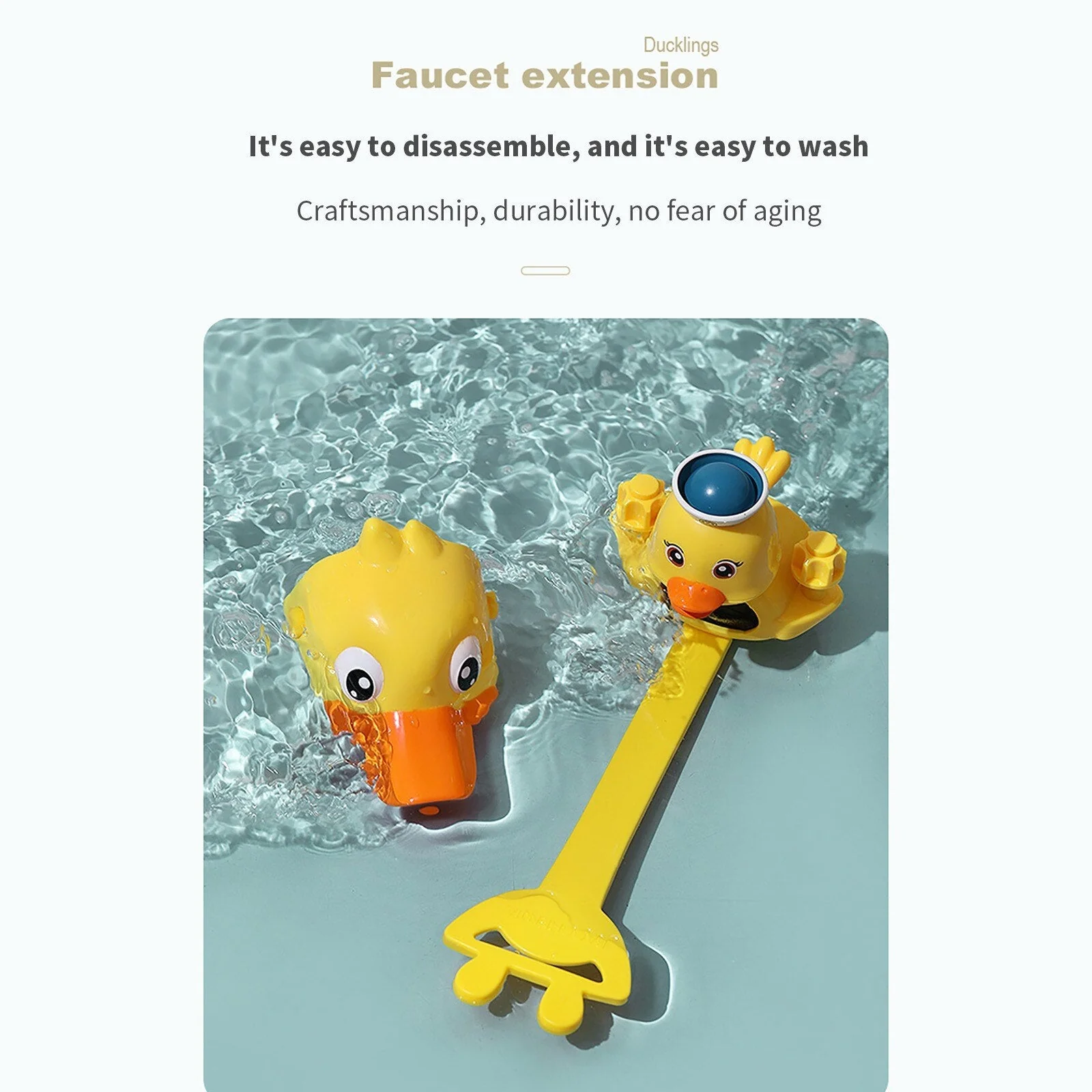 Cartoon Splash Proof Kids Faucet Extender - Image 8