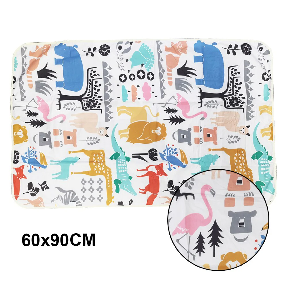 Cartoon Waterproof Reusable Changing Mat - Image 8