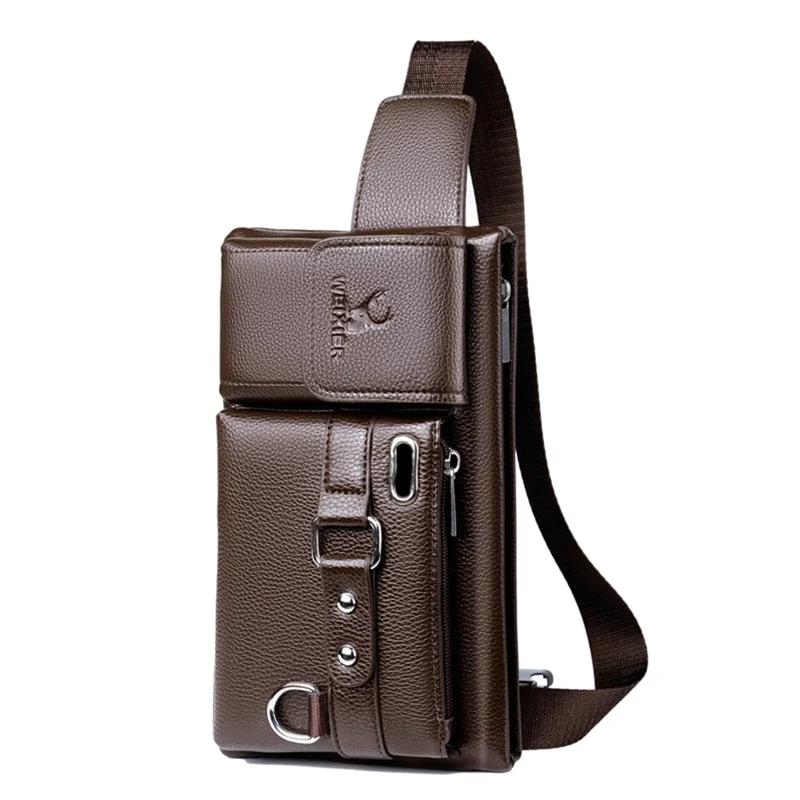Casual Messenger Single-Shoulder Wallet Bag - Image 5