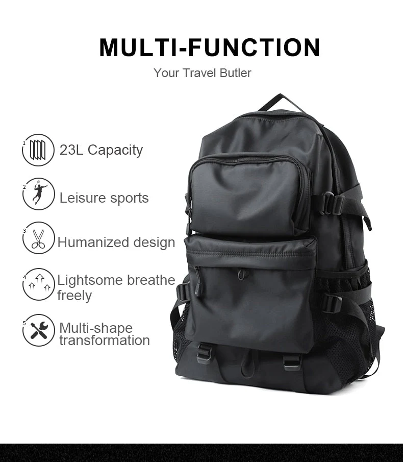 Casual Street Style Large Capacity Travel Backpack - Image 7