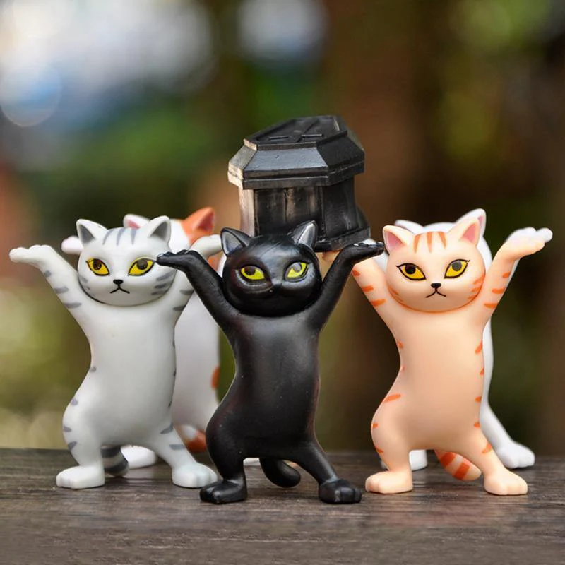 Cat Figurine Pen Holder - Image 8