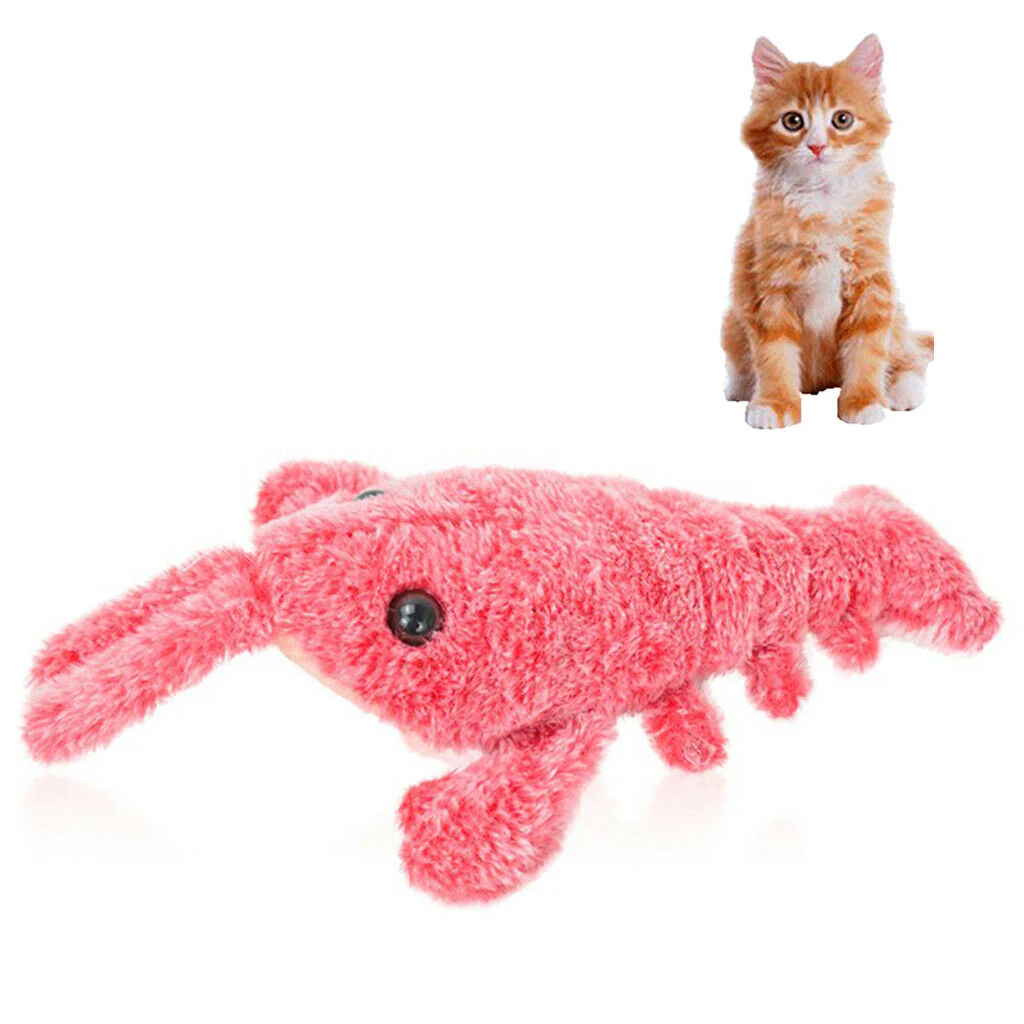 Cat Floppy Interactive Lobster Plush Toy - Image 3