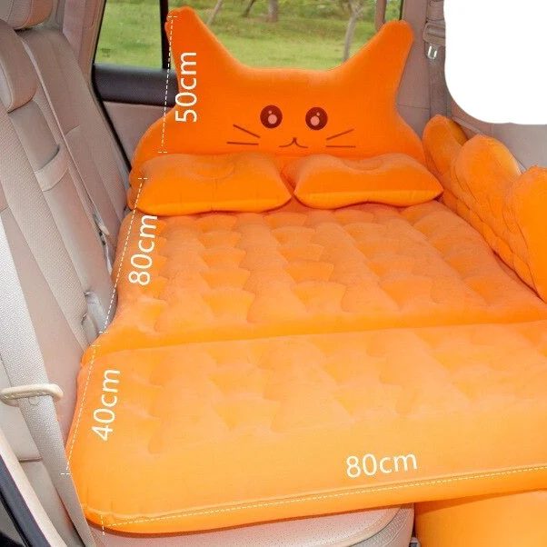 Cat Inflatable Car Back Seat Bed - Image 4