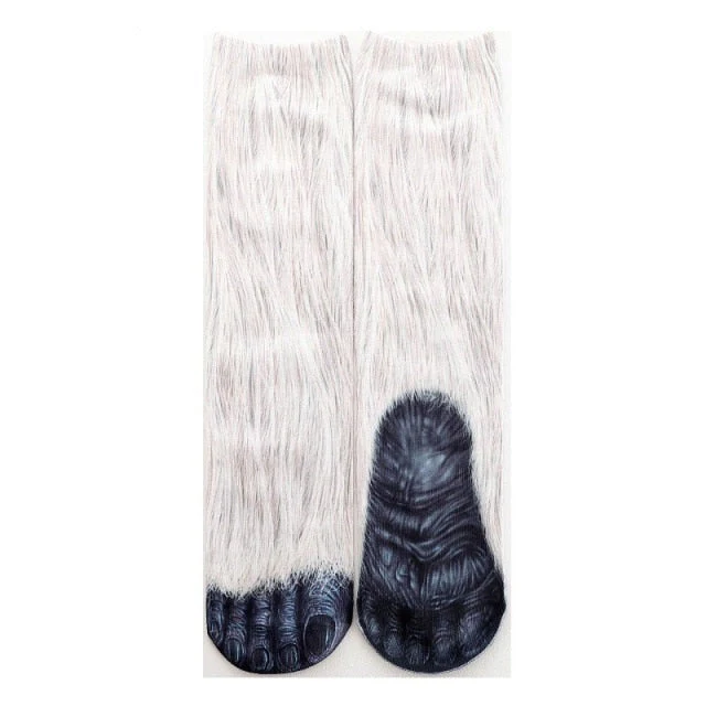 Cat Paw 3D Printed Unisex Socks - Image 18