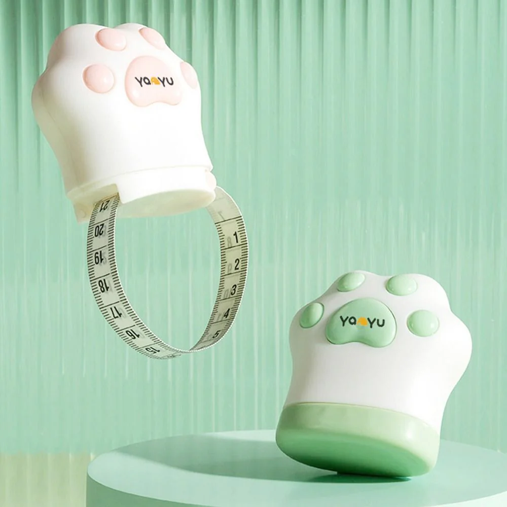 Cat Paw Double Scale Automatic Shrinking Tape Measure - Image 5