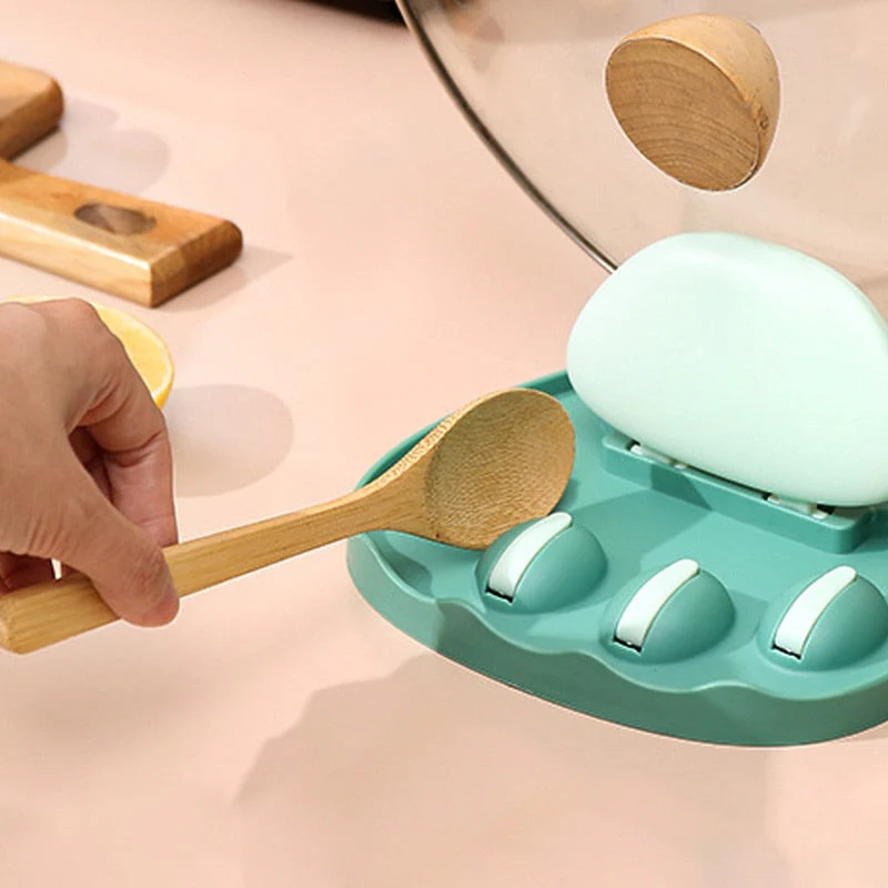 Cat Paw Wall-Mounted Pot Lid Holder Rack - Image 2