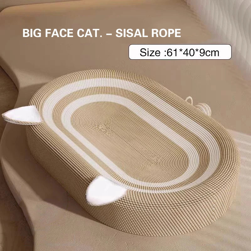 Cat Scratch Nest Oval Bed - Image 7
