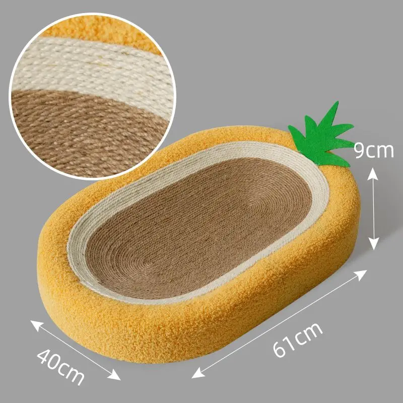 Cat Scratch Nest Oval Bed - Image 9