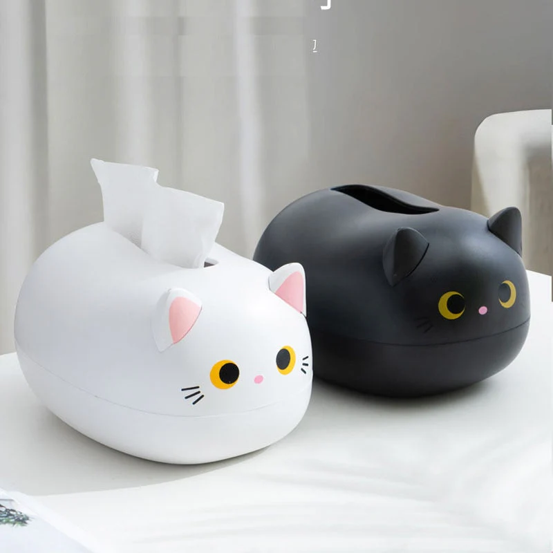 Cat Shaped Desktop Tissue Box - Image 4