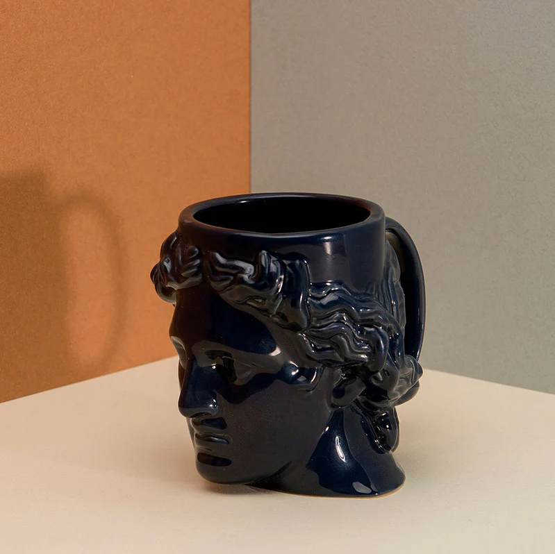 Ceramic Antique Greek Head Mug - Image 6