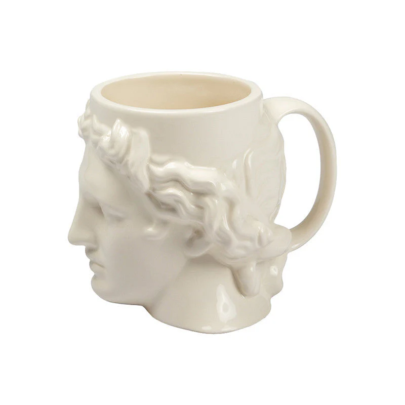 Ceramic Antique Greek Head Mug - Image 8