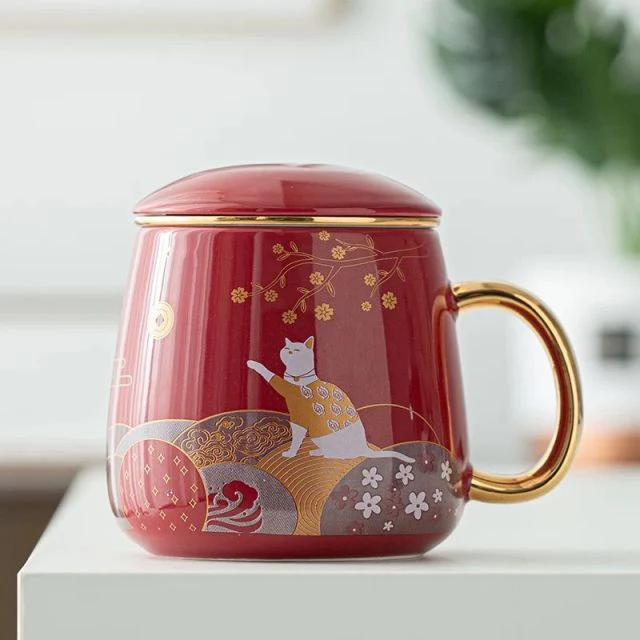 Ceramic Artsy Tea Cup - Image 11