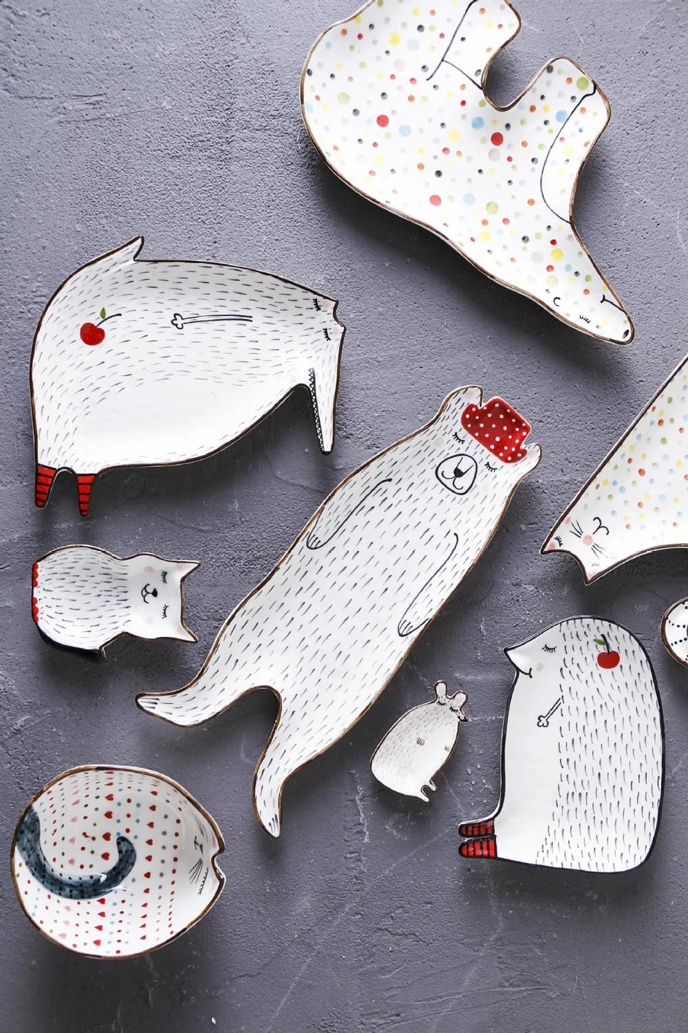 Ceramic Creative Cute Animal Breakfast Plates - Image 4