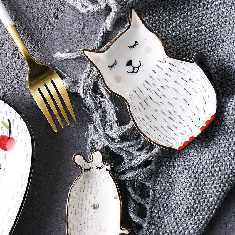 Ceramic Creative Cute Animal Breakfast Plates - Image 5
