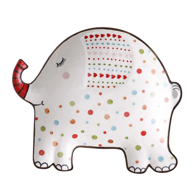 Ceramic Creative Cute Animal Breakfast Plates - Image 8