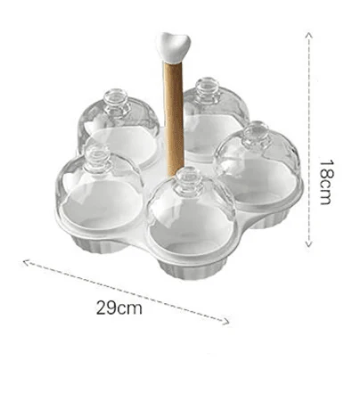 Ceramic Glass Lid Snack Plate - Image 7