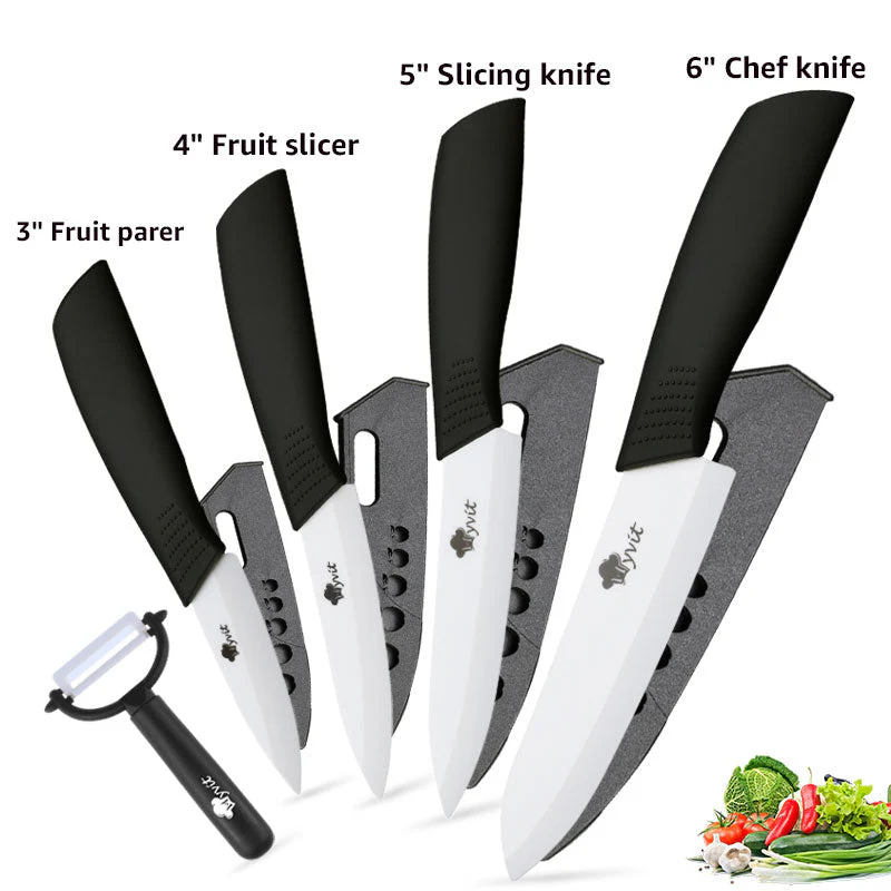 Ceramic Kitchen Chef Mastery Knife Set - Image 6