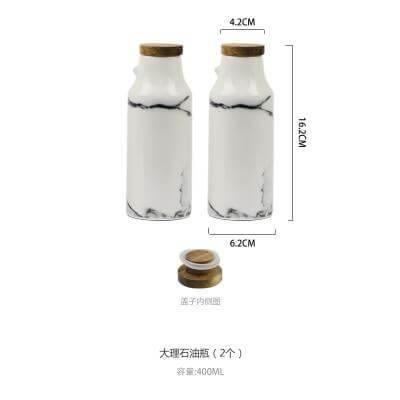 Ceramic Salt And Pepper Oil Bottle Set - Image 4