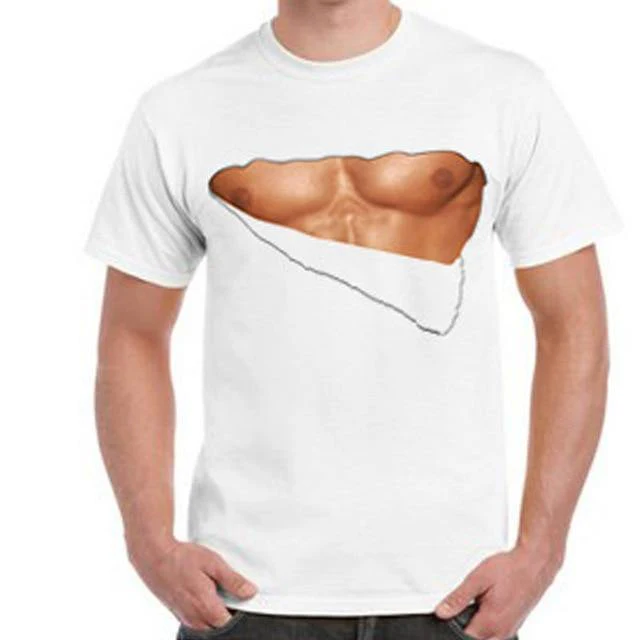 Chest Muscle Hip Hop Tshirt - Image 3
