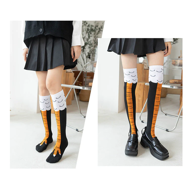 Chicken Leg Funny Socks - Image 3