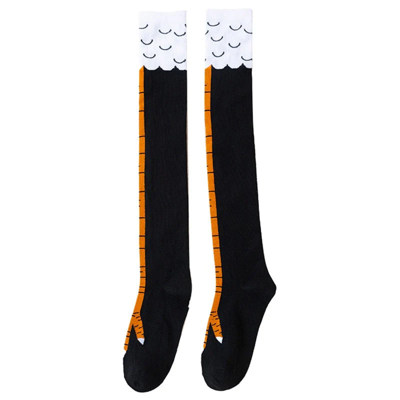 Chicken Leg Funny Socks - Image 5
