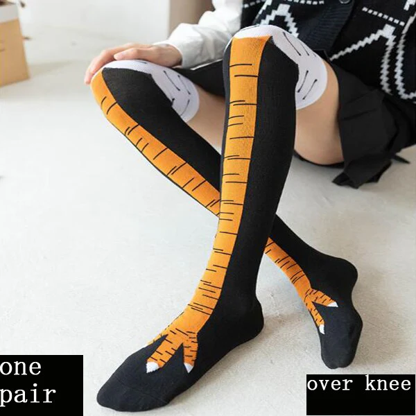 Chicken Leg Funny Socks - Image 9