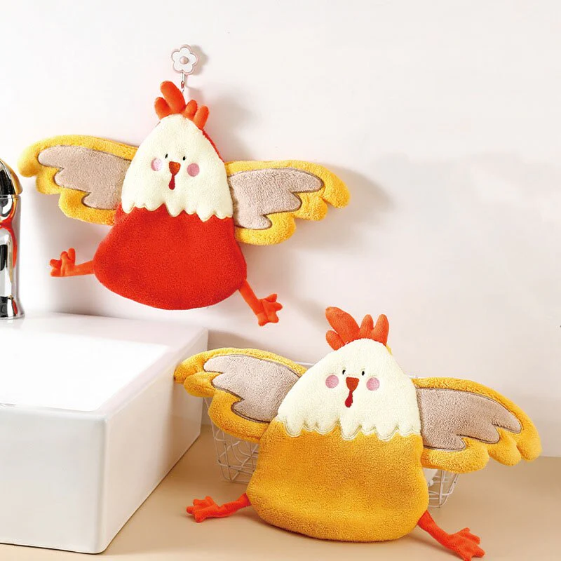 Chicken Shaped Quick Drying Hand Towel - Image 2