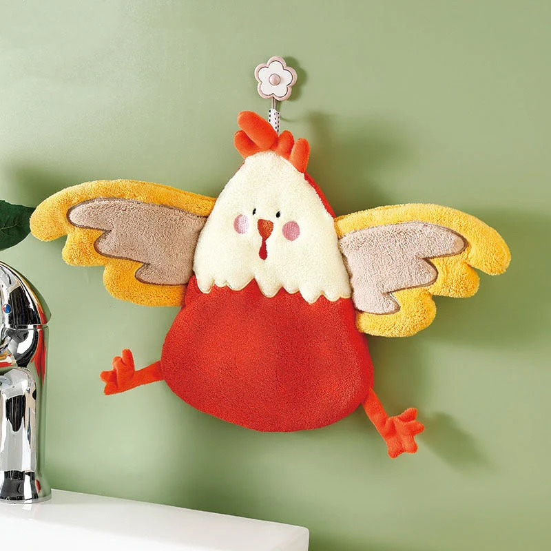 Chicken Shaped Quick Drying Hand Towel - Image 7
