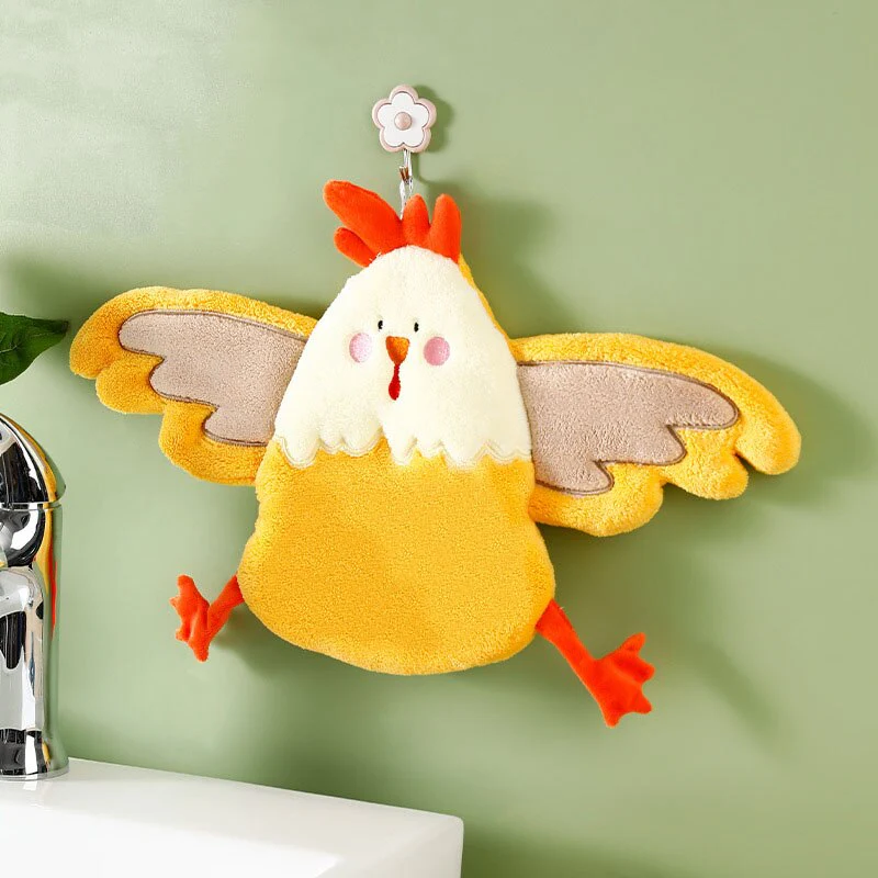 Chicken Shaped Quick Drying Hand Towel - Image 8