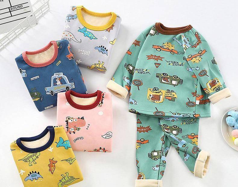 Children Cartoon Winter Pyjamas Unisex - Image 3