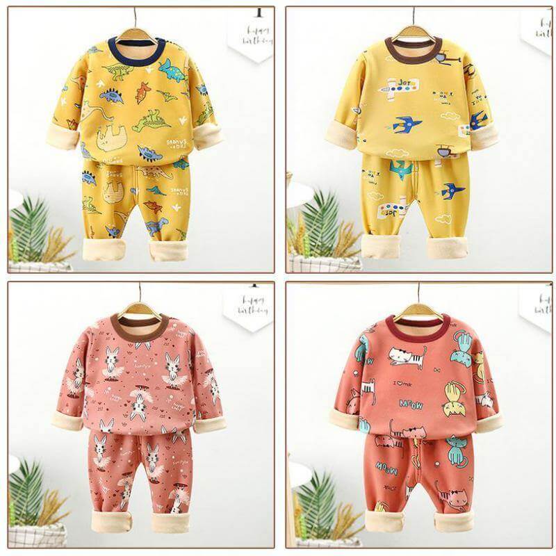 Children Cartoon Winter Pyjamas Unisex - Image 5