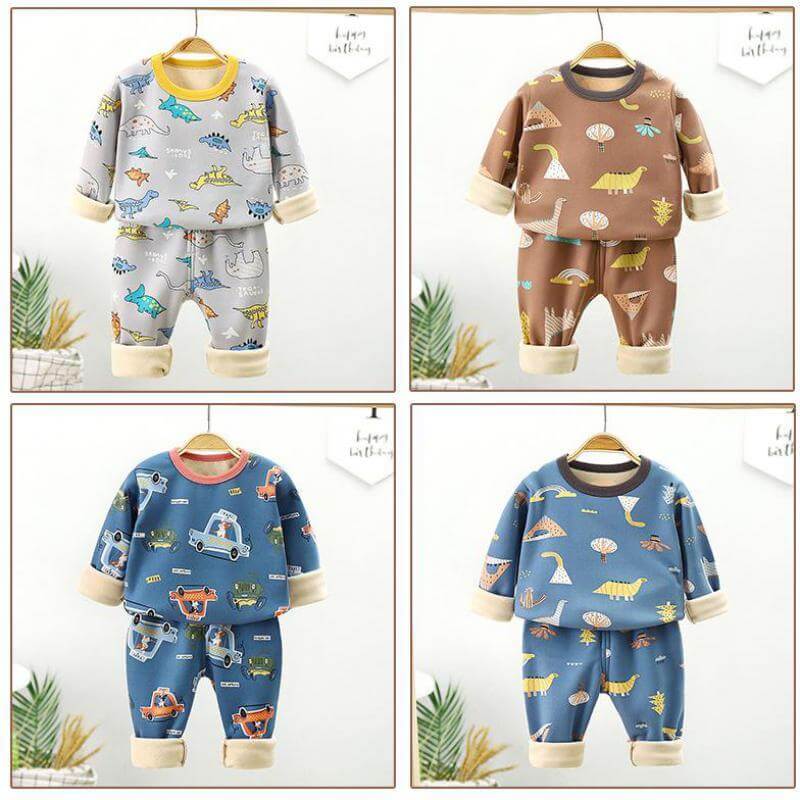 Children Cartoon Winter Pyjamas Unisex - Image 6