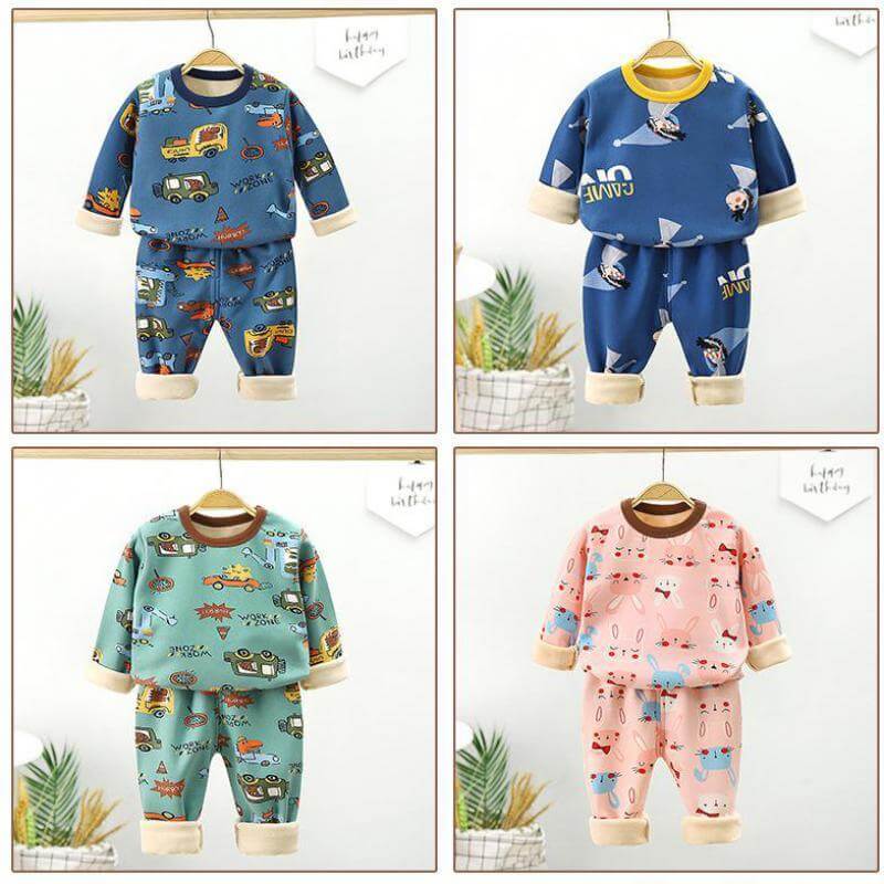 Children Cartoon Winter Pyjamas Unisex - Image 7