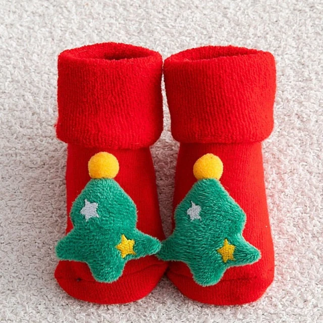 Children Santa Christmas Socks - Image 4