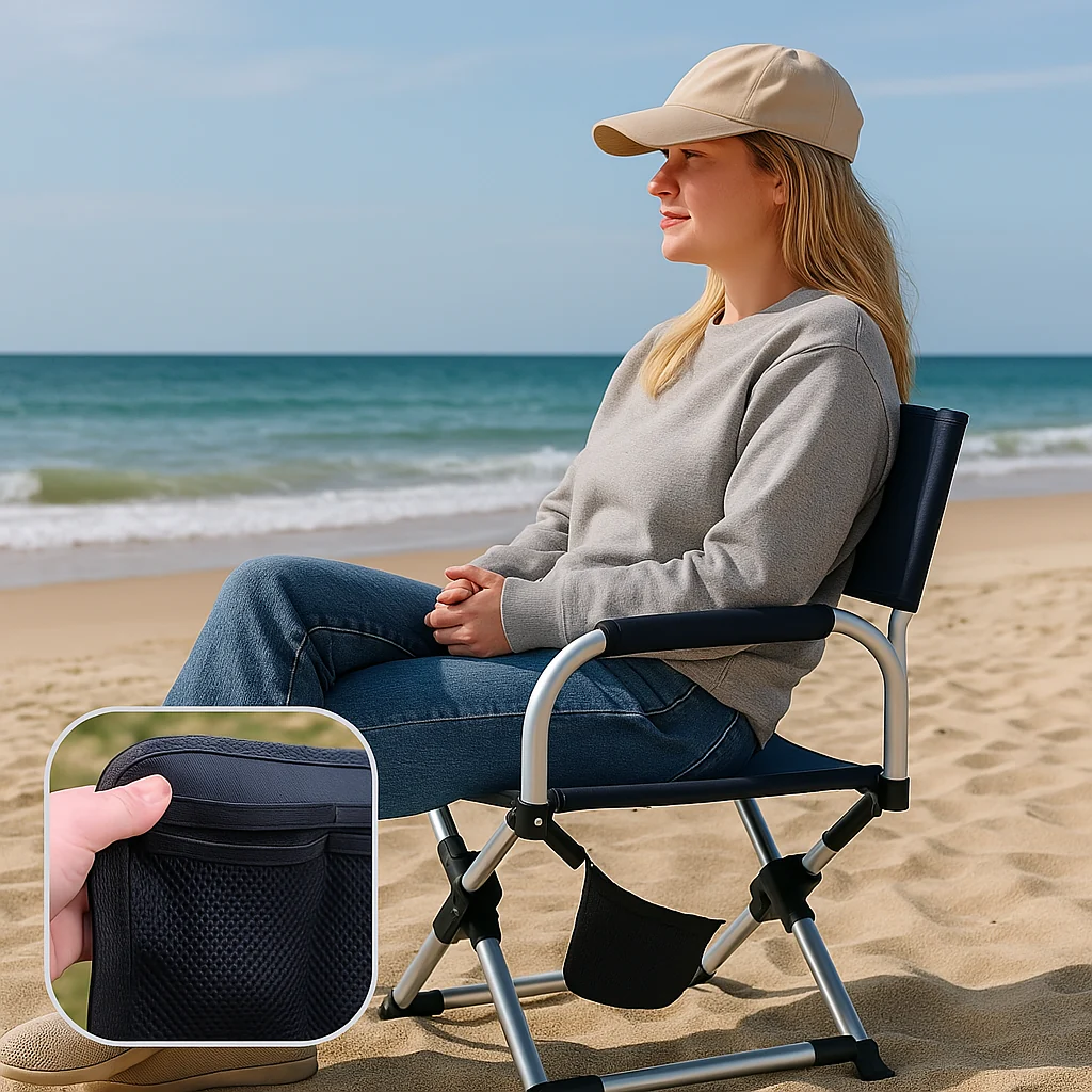 Chill & Go Lightweight Folding Outdoor Camping Chair - Image 3