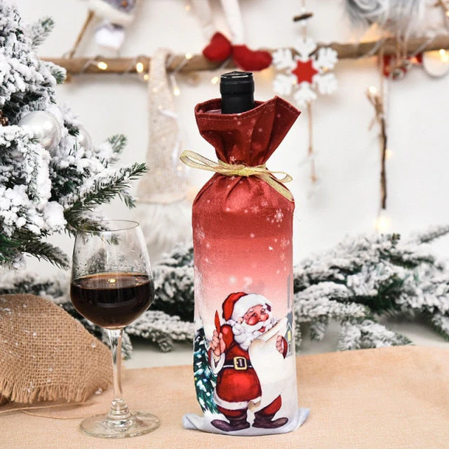 Christmas Santa Bottle Cover - Image 10
