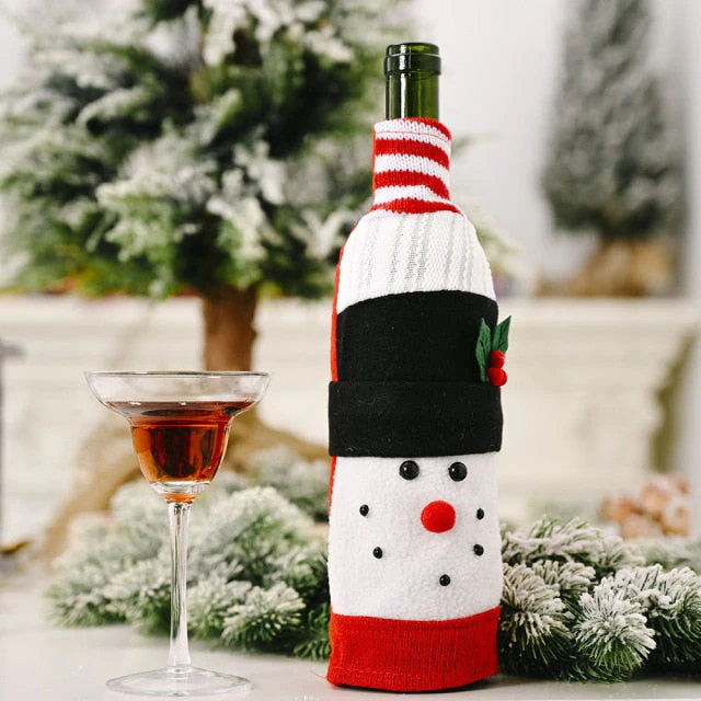 Christmas Santa Bottle Cover - Image 17