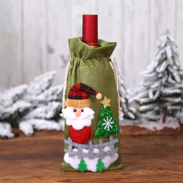 Christmas Santa Bottle Cover - Image 20