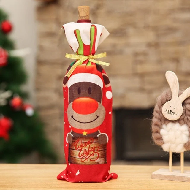 Christmas Santa Bottle Cover - Image 32