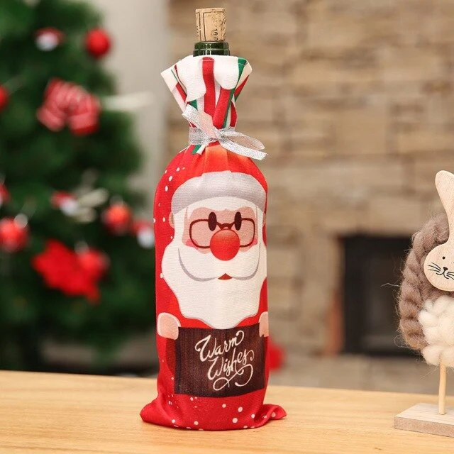 Christmas Santa Bottle Cover - Image 33