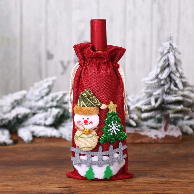 Christmas Santa Bottle Cover - Image 38