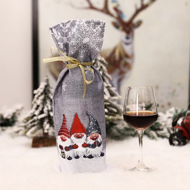 Christmas Santa Bottle Cover - Image 4